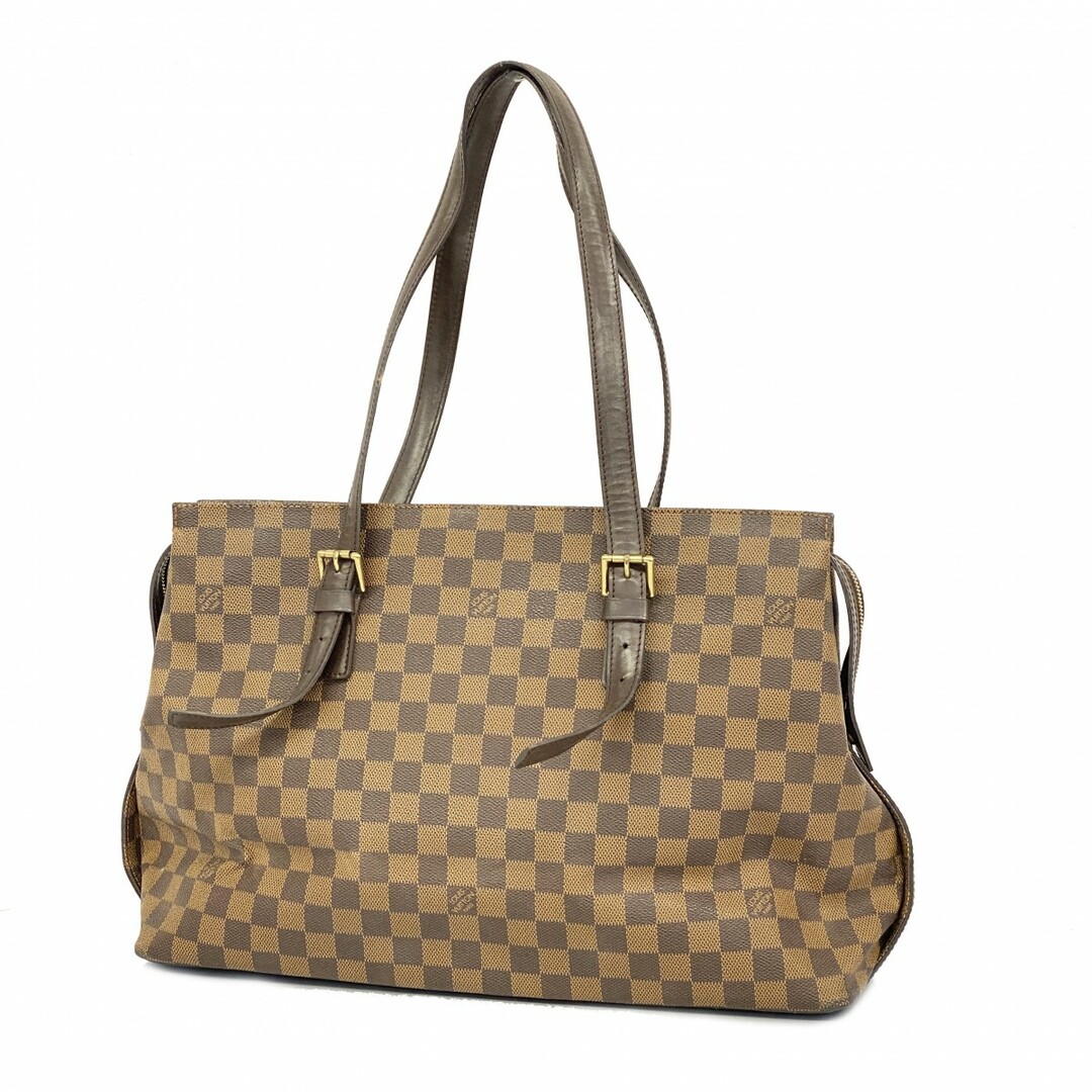 LOUIS VUITTON - 【4tc2143】ルイヴィトン ショルダーバッグ ダミエ チェルシー N51119 エベヌ【中古】レディース