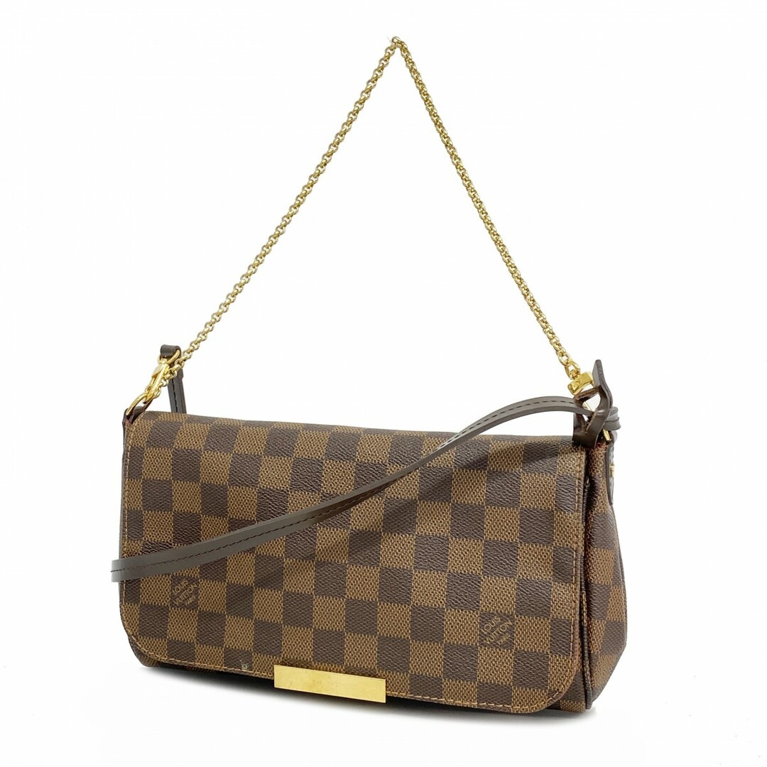LOUIS VUITTON - 【4tc2152】ルイヴィトン ハンドバッグ ダミエ フェイボリットPM N41276 エベヌ【中古】レディース