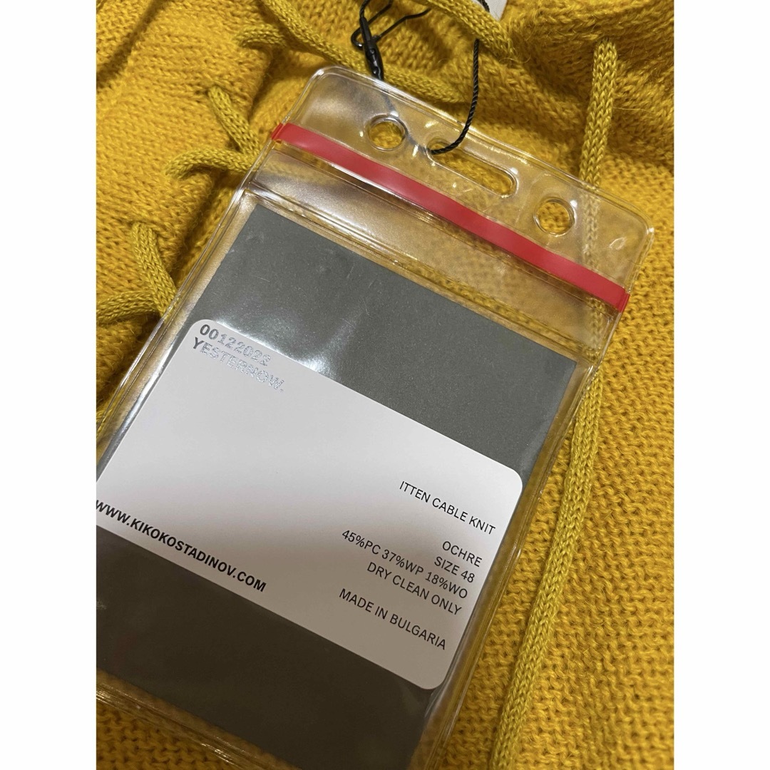 KIKO KOSTADINOV - 新品タグ付 キコ コスタディノフItten Cable KIKO KOSTADINOV - 新品タグ付 キコ コスタディノフItten Cable