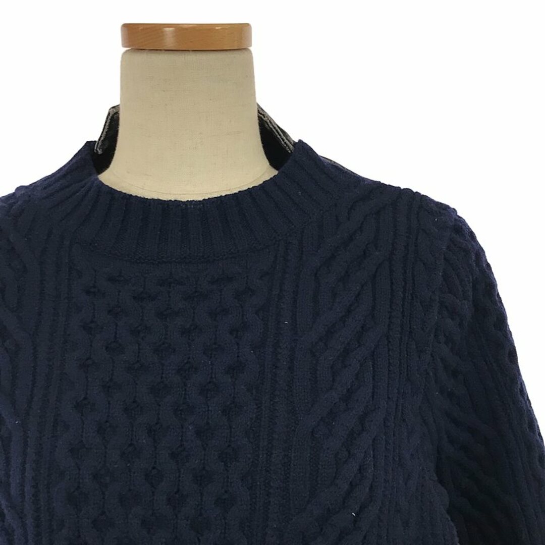 sacai / サカイ | Denim Knit Combo デニムドッキングプル sacai / サカイ | Denim Knit Combo デニムドッキングプル