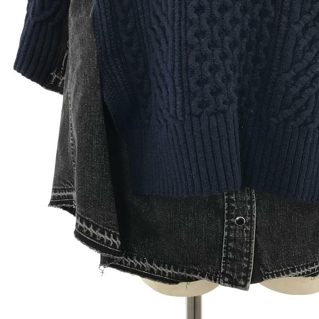 sacai / サカイ | Denim Knit Combo デニムドッキングプル sacai / サカイ | Denim Knit Combo デニムドッキングプル