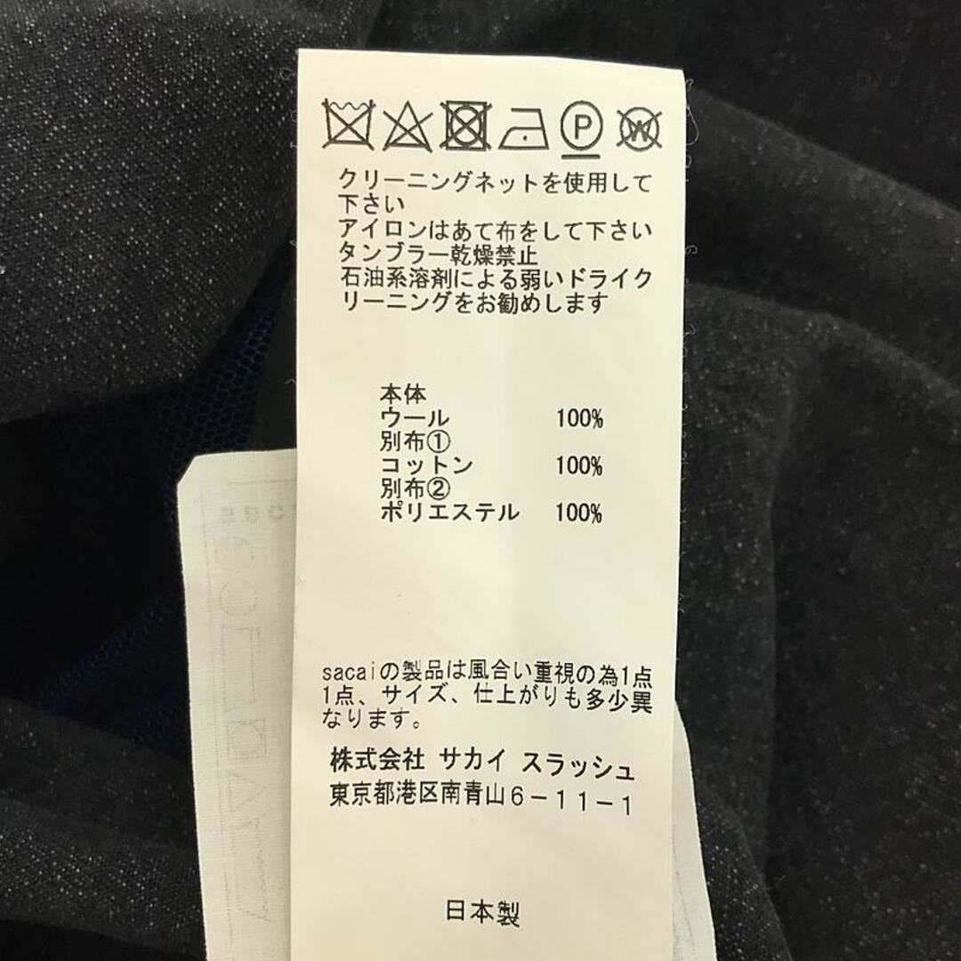 sacai / サカイ | Denim Knit Combo デニムドッキングプル sacai / サカイ | Denim Knit Combo デニムドッキングプル