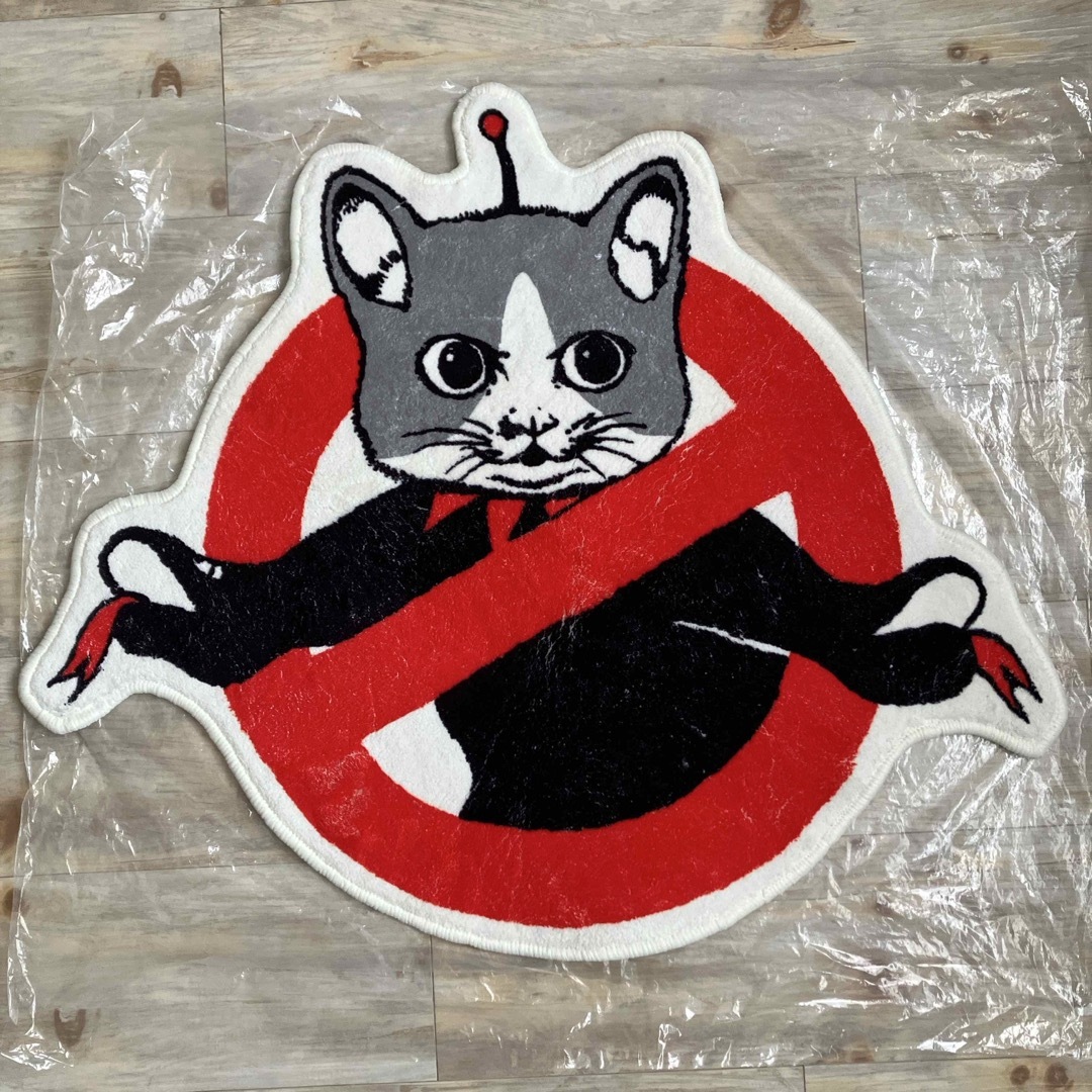 ヒグチユウコ ギュスターヴくん ボリス雑貨店 玄関ラグマット 猫 ヒグチユウコ ギュスターヴくん ボリス雑貨店 玄関ラグマット 猫
