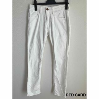 【美品】RED CARD コーデュロイパンツ スキニースリムストレッチ30503
