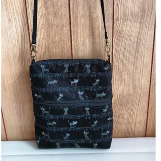 黒猫のショルダーバッグ(バッグ)