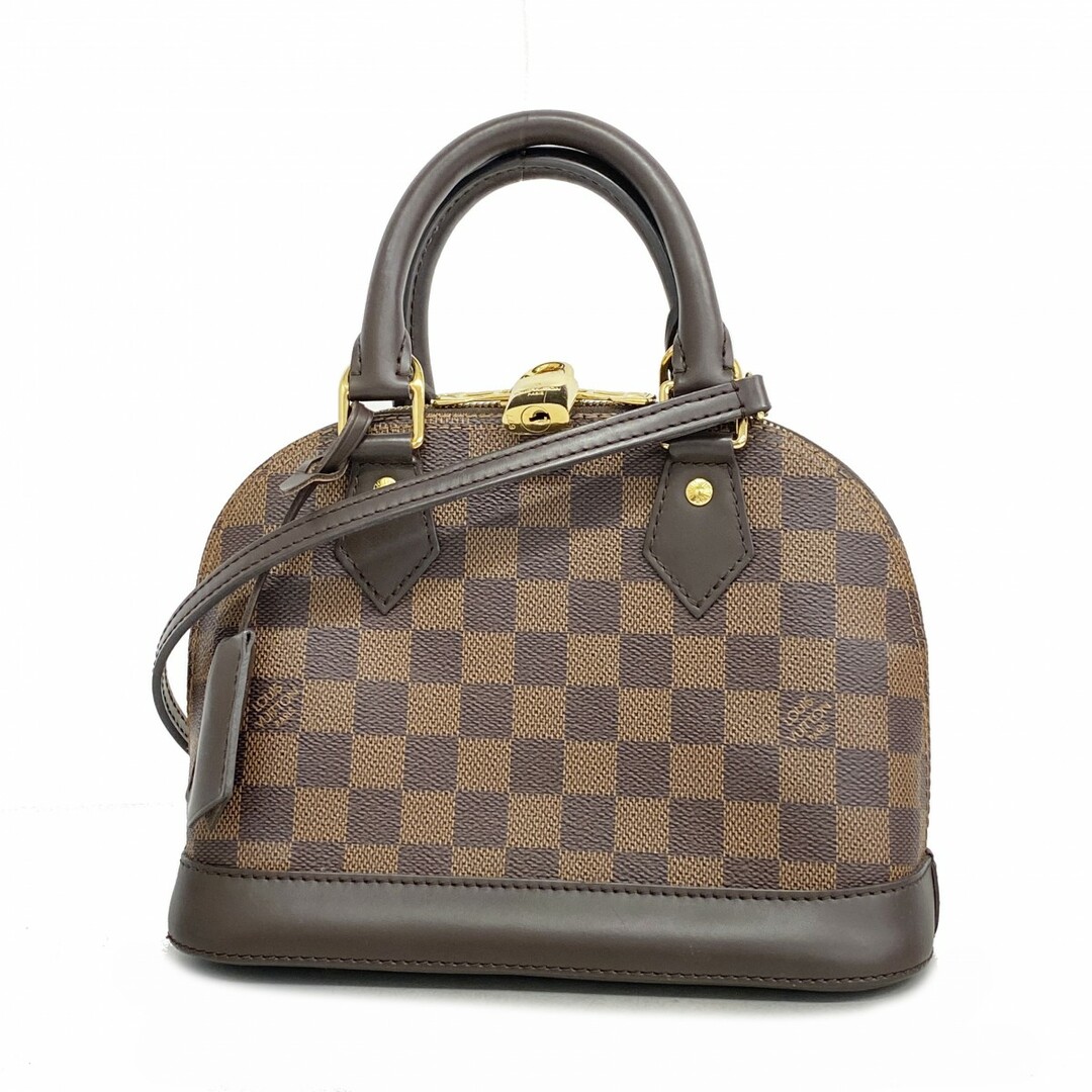 LOUIS VUITTON - 【4tc2817】ルイヴィトン ハンドバッグ ダミエ アルマBB N40606 エベヌ【中古】レディース