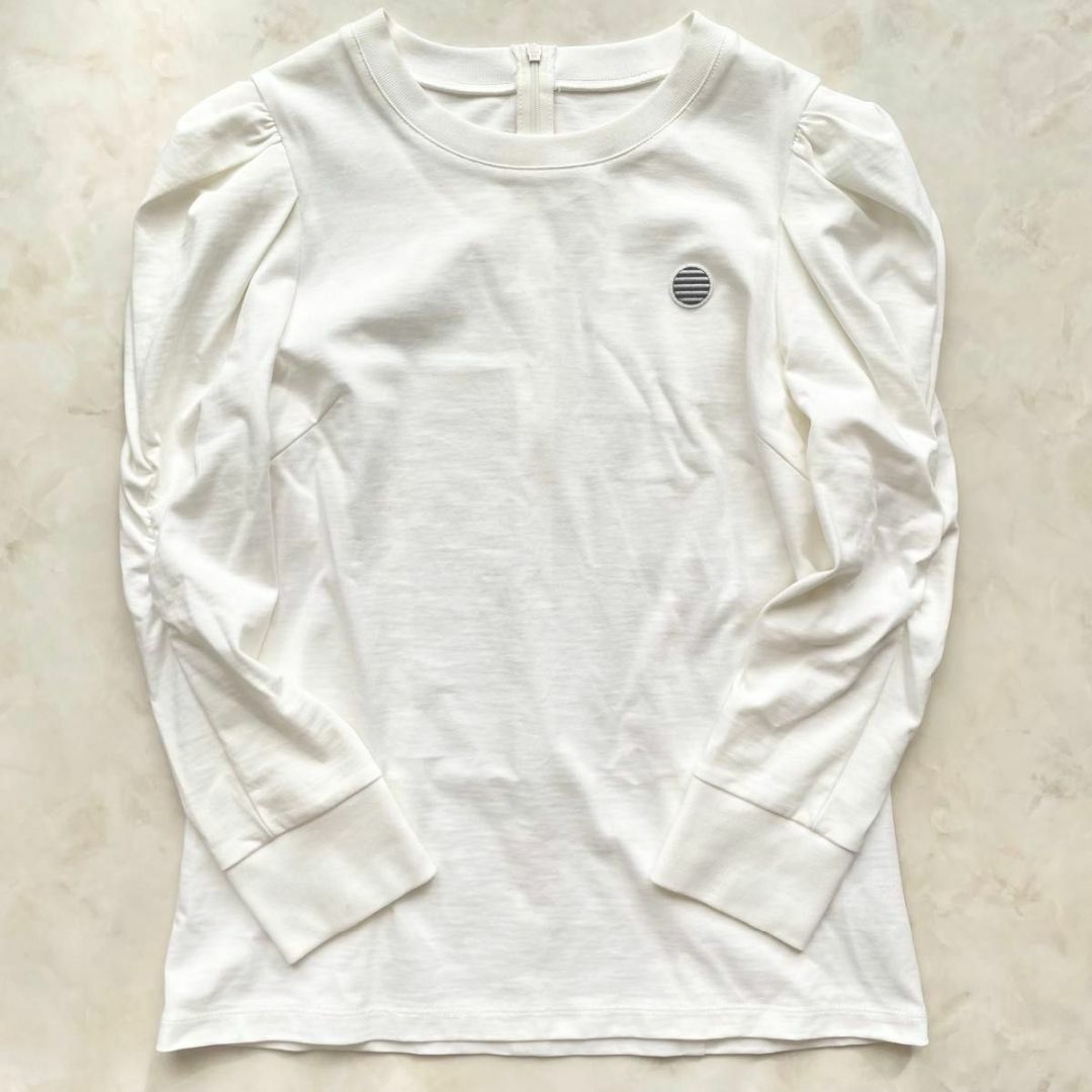 美品 ボーダーズアットバルコニー パフスリーブ ロンT 長袖 美品 ボーダーズアットバルコニー パフスリーブ ロンT 長袖