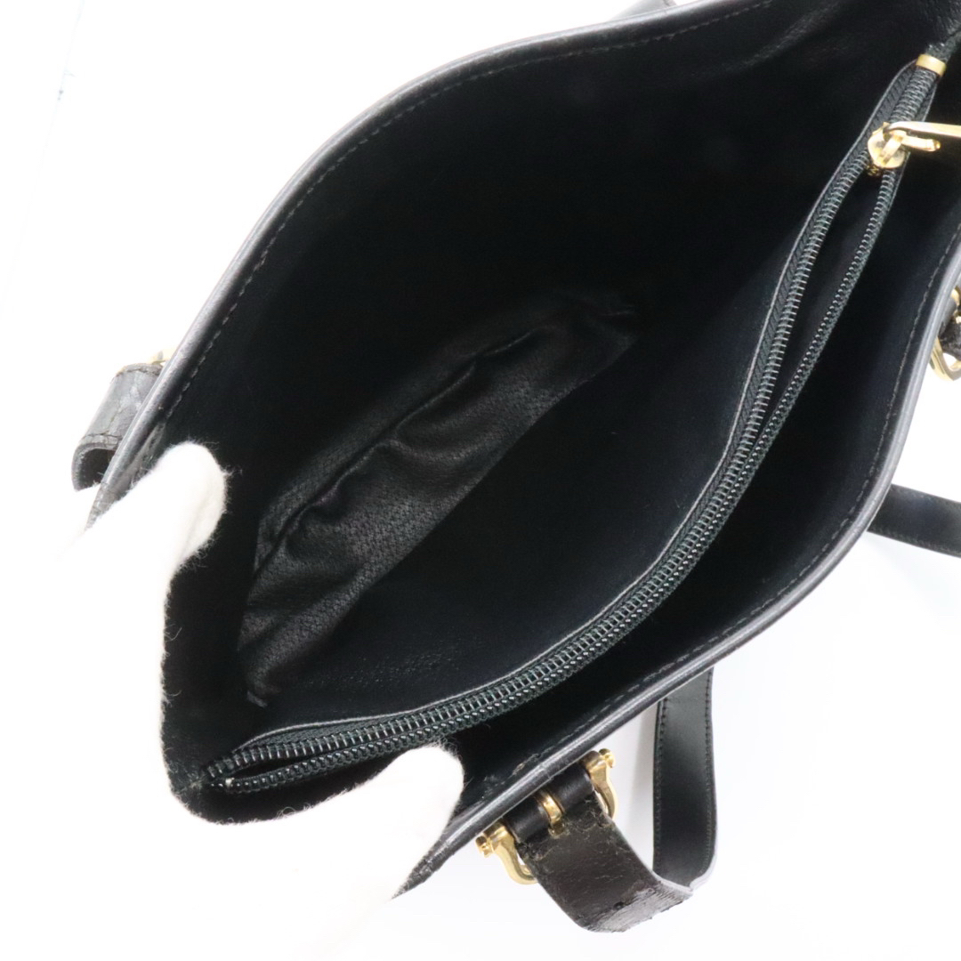 美品 セリーヌ トリオンフ 黒マカダム柄 PVCレザー トートバッグ 美品 セリーヌ トリオンフ 黒マカダム柄 PVCレザー トートバッグ
