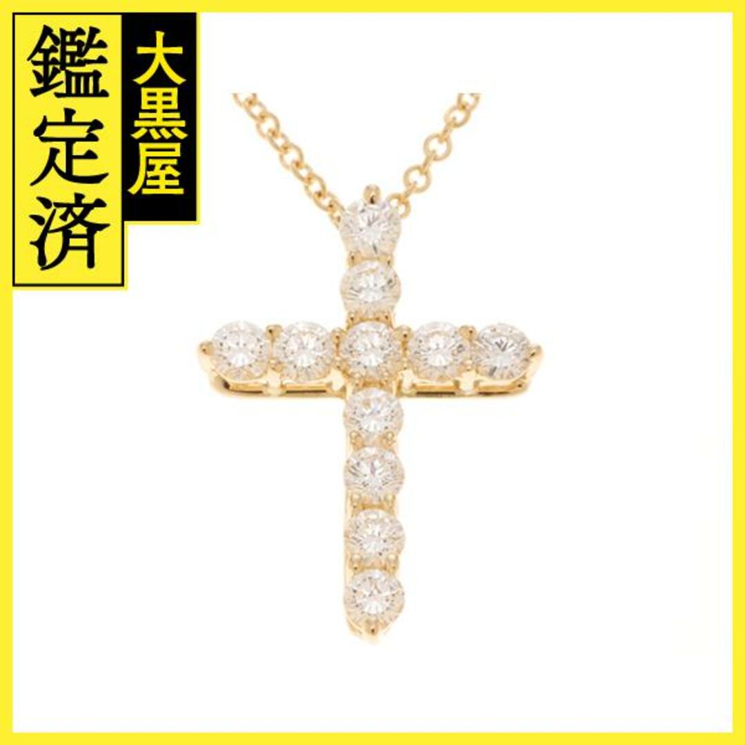 Tiffany & Co. - ティファニー スモールクロス　ネックレス　K18イエローゴールド 【430】