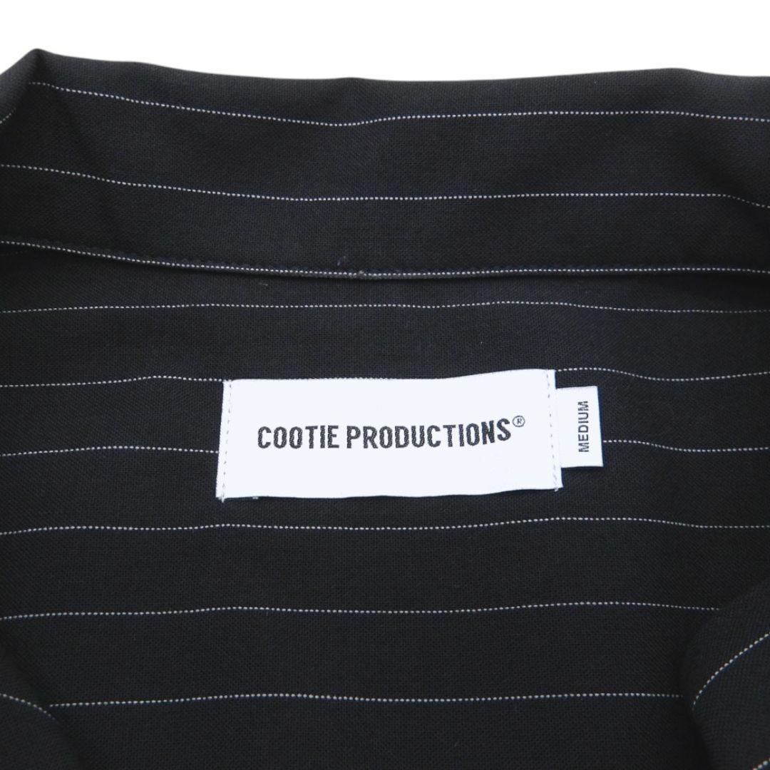 COOTIE 24aw T/W Open Collar L/S Shirt BLACK サイズM COOTIE 24aw T/W Open Collar L/S Shirt BLACK サイズM