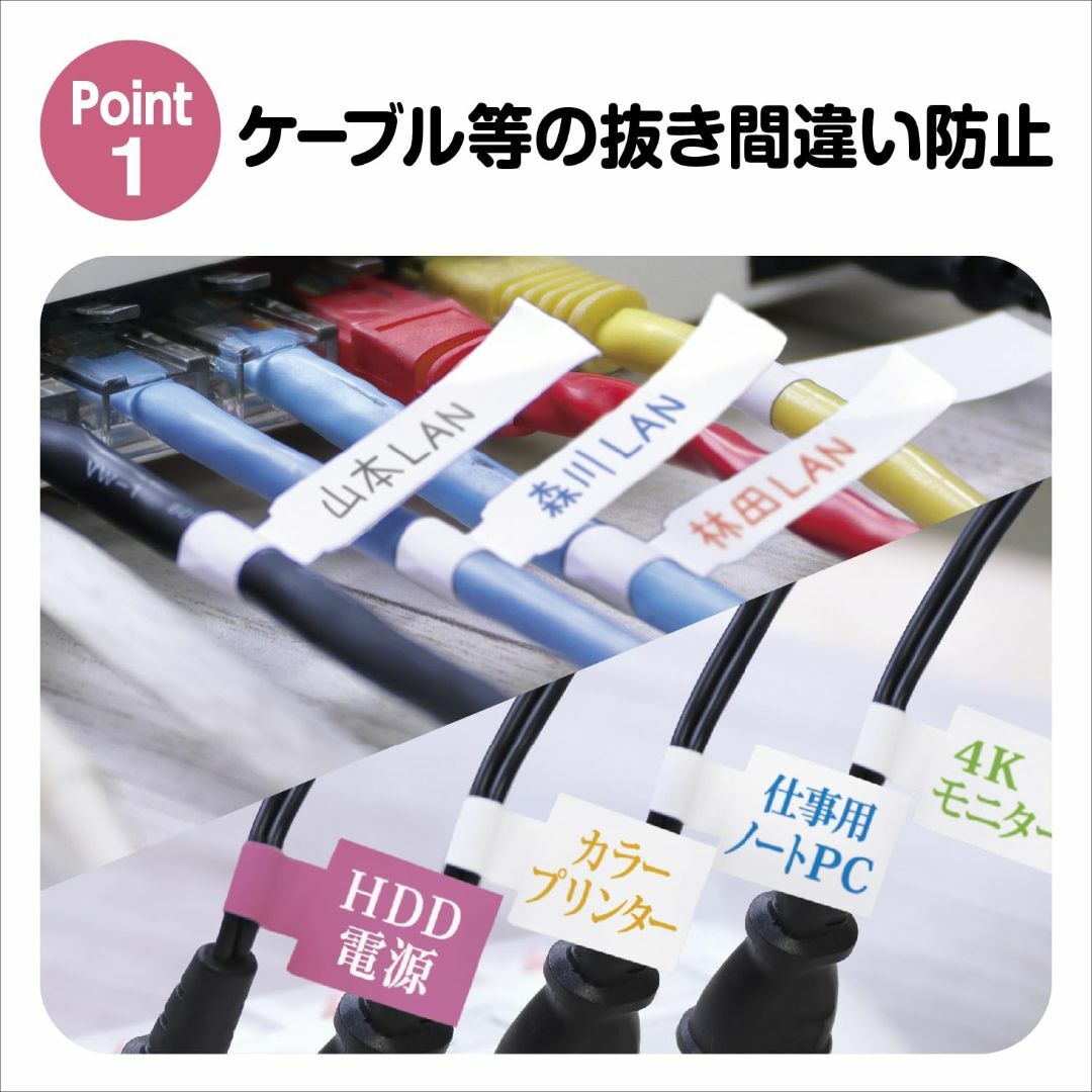 【特価セール】ササガワ ケーブルラベル タカ印 プリンター対応 テンプレート付き その他のその他(その他)の商品写真