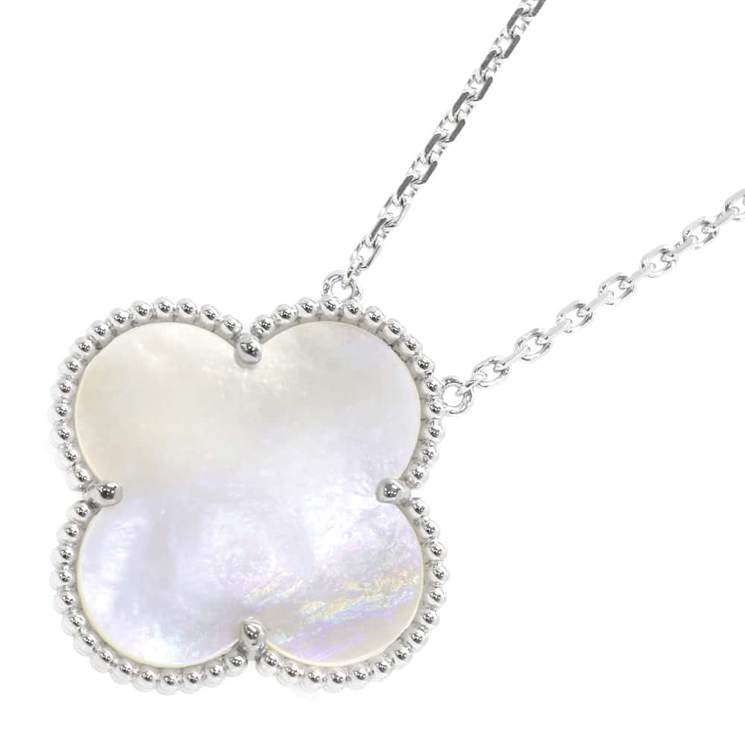 Van Cleef & Arpels - ヴァンクリーフ&アーペル ネックレス マジック アルハンブラ ペンダント マザーオブパール K18WGホワイトゴールド VCARN32200
