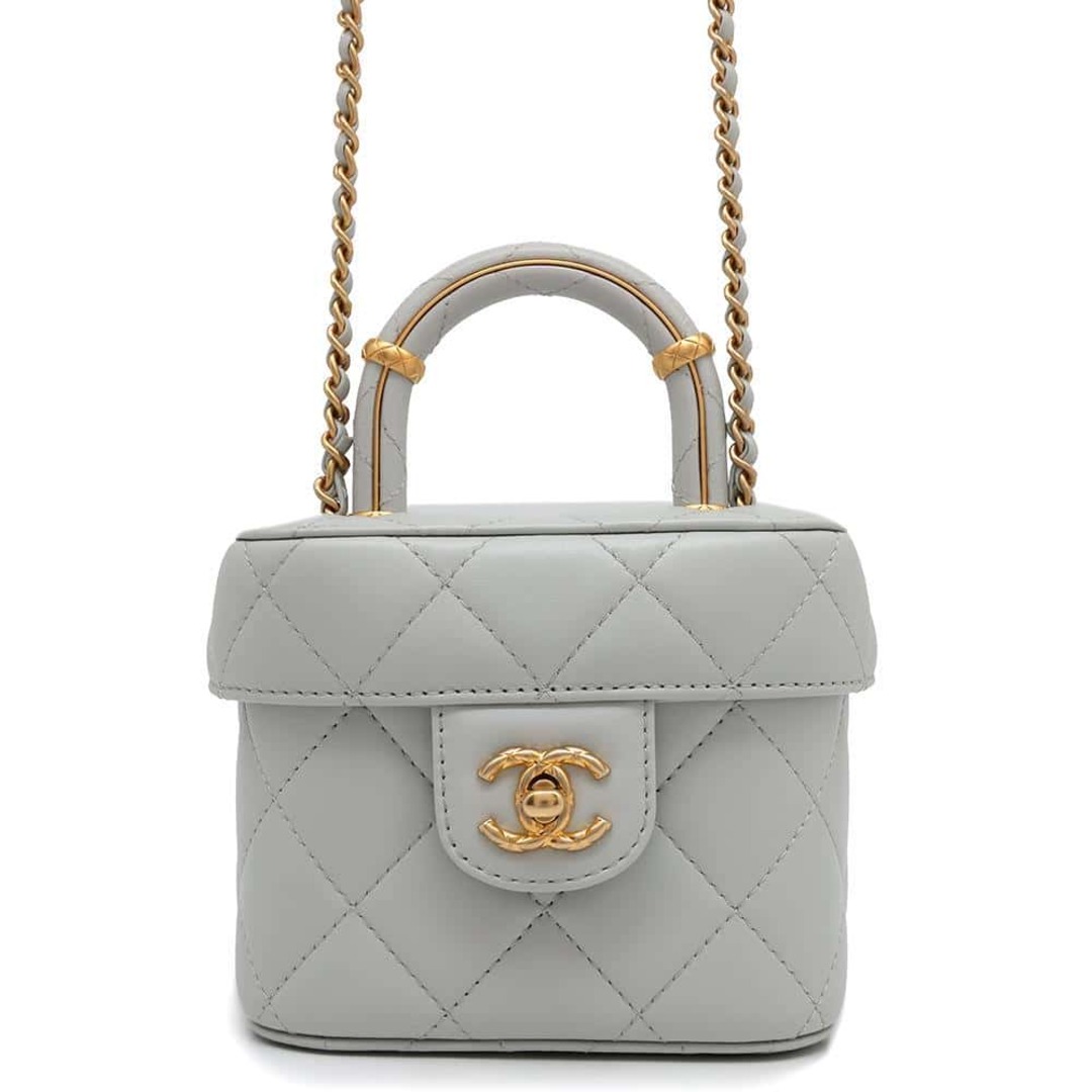 CHANEL - シャネル ハンドバッグ マトラッセ ココマーク スモールバニティ ラムスキン AS3973 CAHNEL 2wayチェーンショルダー