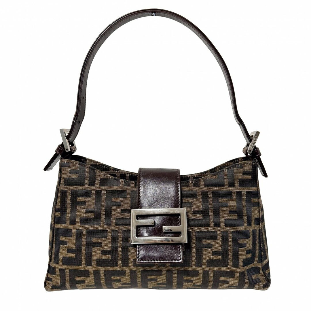 FENDI - 【FENDI / フェンディ】ズッカ FFロゴ バックル ショルダーバッグ
