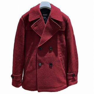 希少】バーバリー ヘリンボーン 済み ダッフルコート L 濃いグレー 希少】バーバリー ヘリンボーン 済み ダッフルコート L 濃いグレー