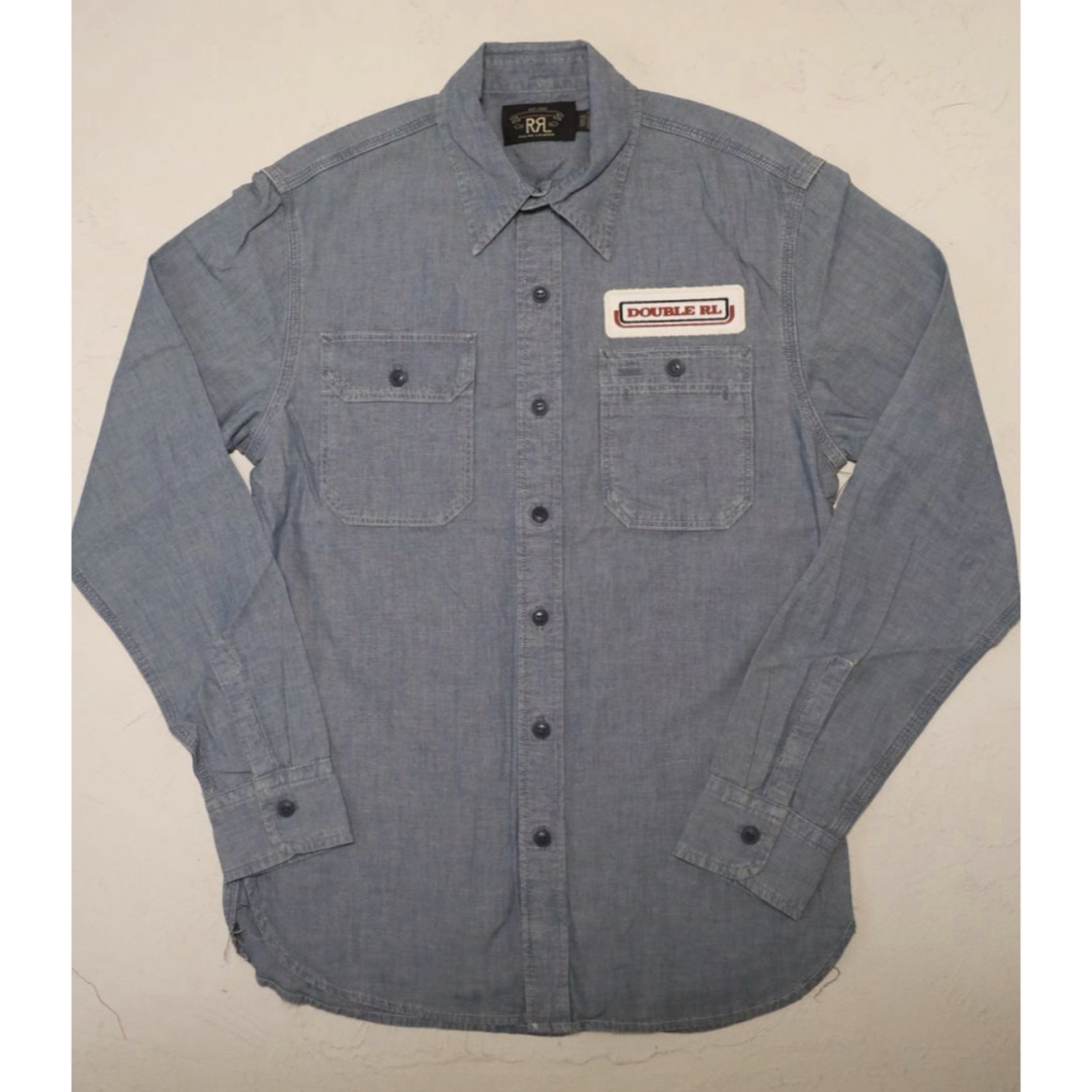 RRL - 新品*RRL*エンブロイダリー インディゴ シャンブレー RRL - 新品*RRL*エンブロイダリー インディゴ シャンブレー