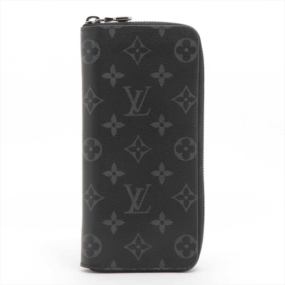 LOUIS VUITTON - ヴィトン ジッピーウォレットヴェルティカル   ブラック メンズ 長財布