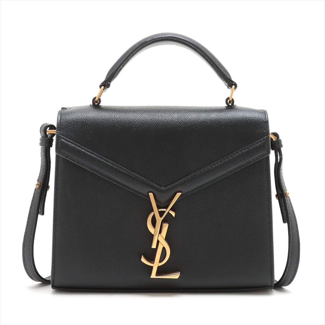 SAINT LAURENT - サンローランパリ カサンドラ レザー  ブラック レディース ハンドバッグ