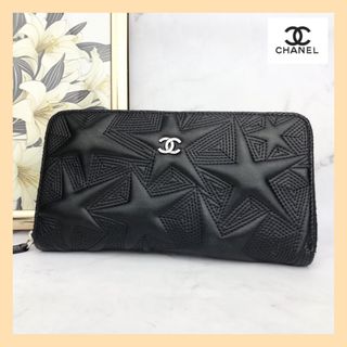 CHANEL - CHANEL(シャネル) 長財布 カンボンライン A26717 黒 ラムスキン×エナメル（レザー）の通販 by ブランディア｜シャネル ならラクマ