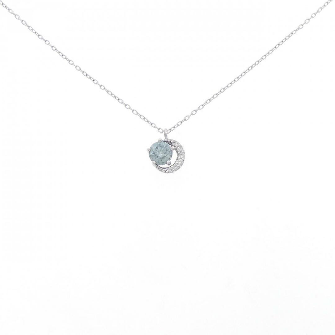 K18WG ムーン ダイヤモンド ネックレス 0.33CT K18WG ムーン ダイヤモンド ネックレス 0.33CT