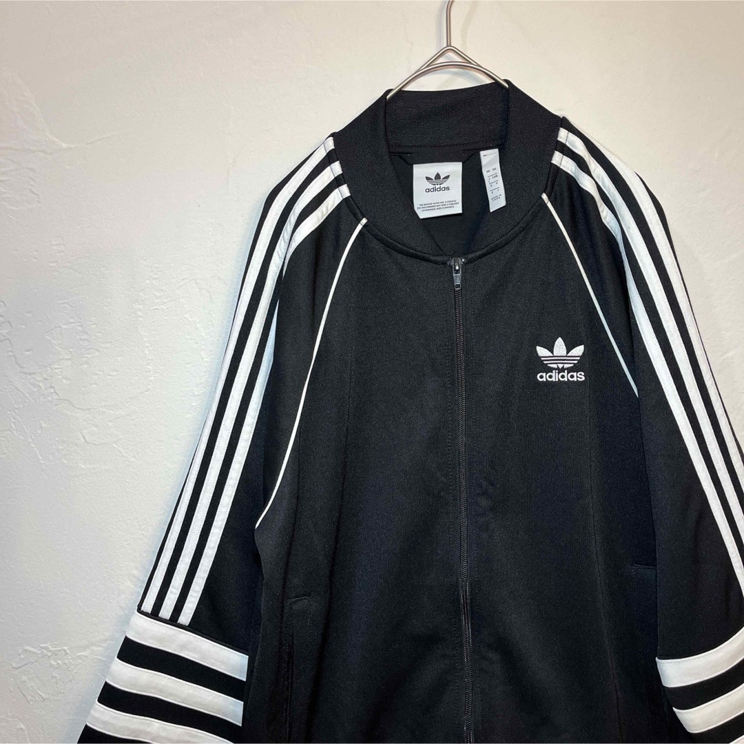 adidas - アディダス トラックジャケット ジャージ ブラック L adidas - アディダス トラックジャケット ジャージ ブラック L
