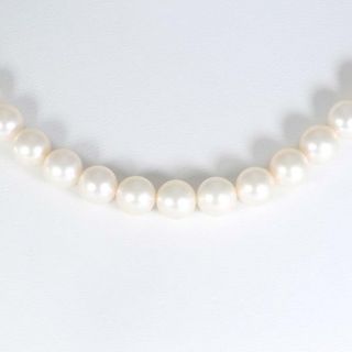 シルバー ネックレス 連パール アコヤ真珠 総重量約43.8g 約44cm ジュエリー 中古 送料無料 新品同様 【中古】【あす楽】 ギフトラッピング無料(ネックレス)