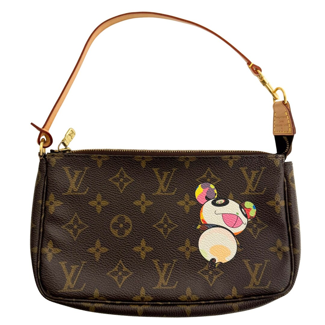 LOUIS VUITTON - 【LOUIS VUITTON / ルイ・ヴィトン】村上隆 2004 コラボ モノグラムパンダ ポシェットアクセソワール M51981 VI1024