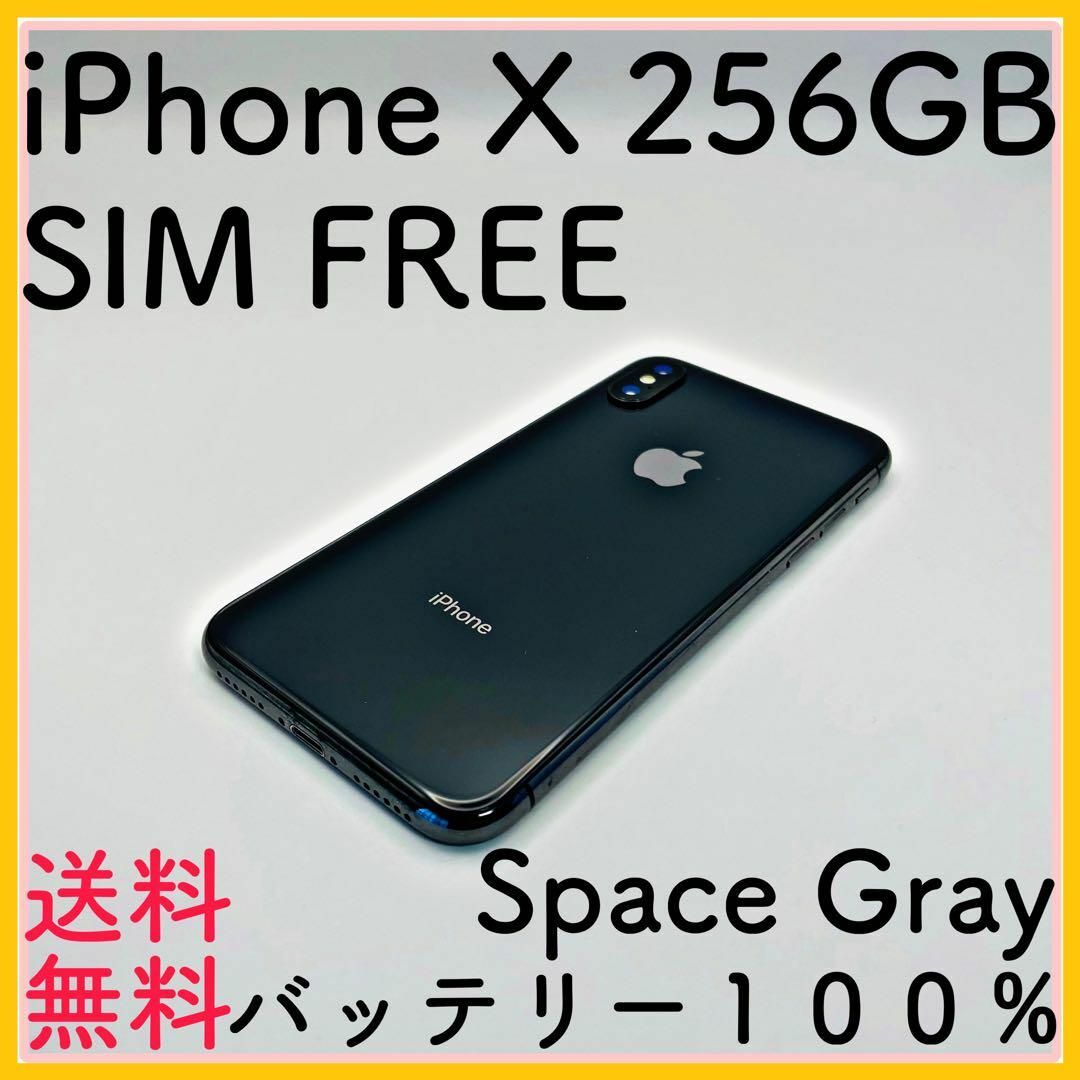 送料無料 1円スタート iPhone X 256GB スペースグレイ SIM 送料無料 1円スタート iPhone X 256GB スペースグレイ SIM