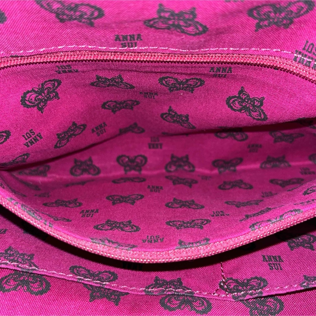 ANNA SUI - アナスイ ハンドバッグ がま口 ガーデンエンブロイ ANNA SUI - アナスイ ハンドバッグ がま口 ガーデンエンブロイ