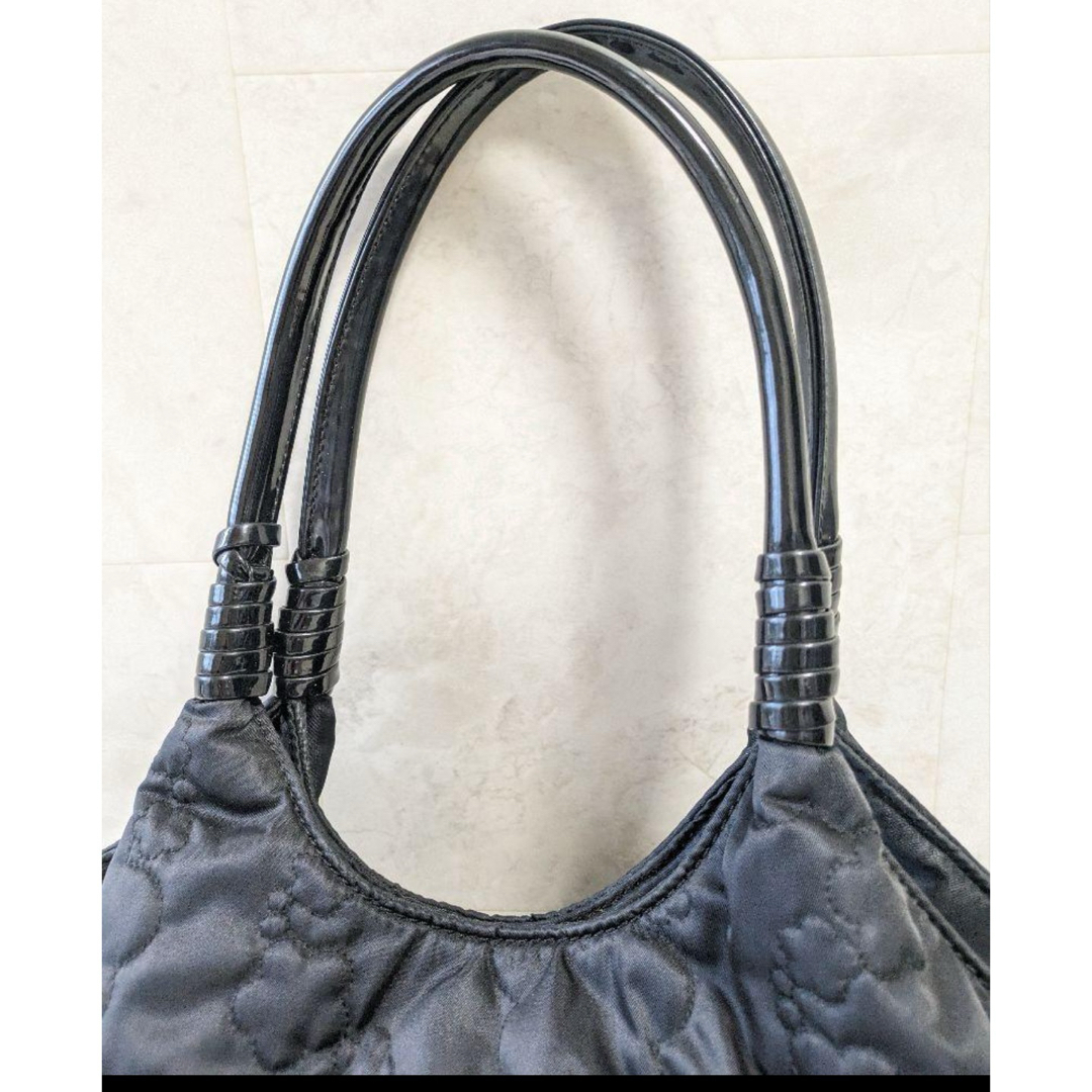 MARY QUANT - 【美品】マリークワント 黒 花モチーフ MARY QUANT - 【美品】マリークワント 黒 花モチーフ