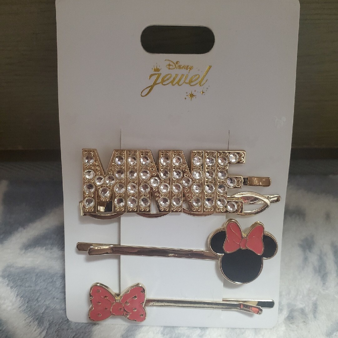 Disney(ディズニー)のDisney ミニーマウス ヘアピンセット レディースのヘアアクセサリー(ヘアピン)の商品写真