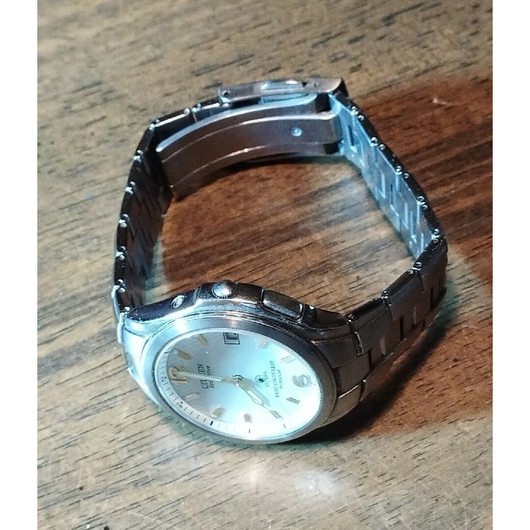 CITIZEN - AJ44 シチズン・アテッサ チタン・電波・ソーラー時計 CITIZEN - AJ44 シチズン・アテッサ チタン・電波・ソーラー時計