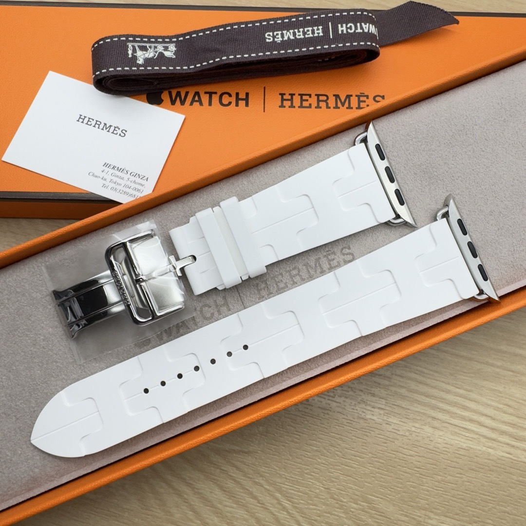 304 ねじ切っ Apple watch エルメス レザー ホワイト, レディース,白 304 ねじ切っ Apple watch エルメス レザー ホワイト, レディース,白