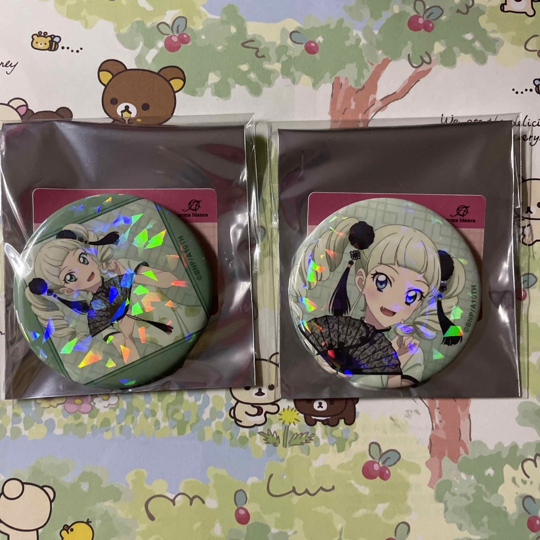 アイカツ アニメイト限定 描き下ろし チャイナドレス 缶バッジ アイカツ アニメイト限定 描き下ろし チャイナドレス 缶バッジ