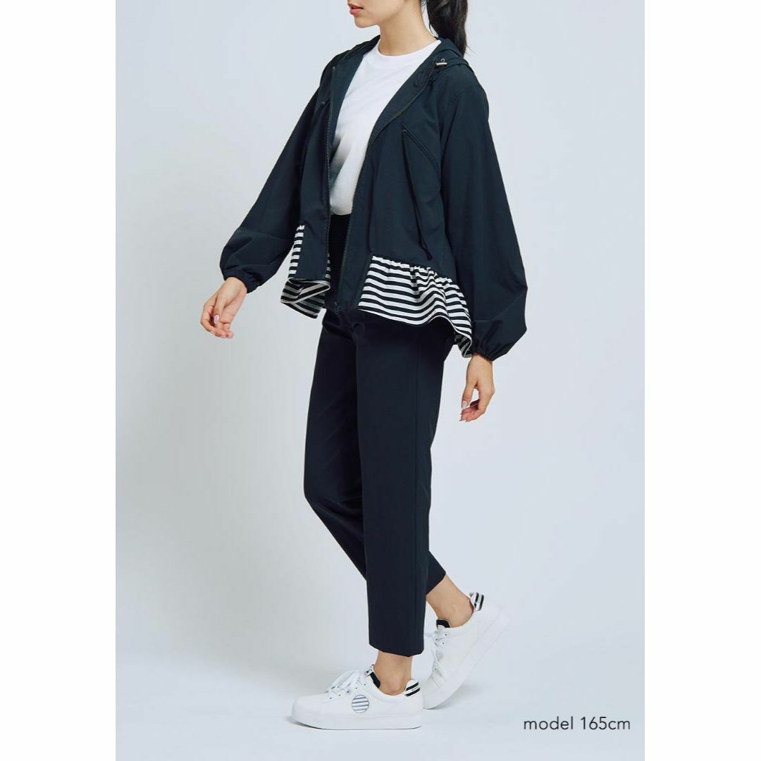 ボーダーズアットバルコニー RUFFLED HOODIE JACKET ボーダーズアットバルコニー RUFFLED HOODIE JACKET