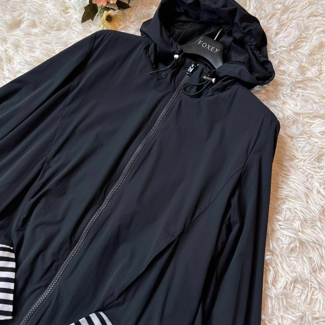 ボーダーズアットバルコニー RUFFLED HOODIE JACKET ボーダーズアットバルコニー RUFFLED HOODIE JACKET
