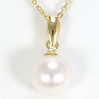 K18 18金 YG イエローゴールド ネックレス パール 総重量約1.8g 約40cm ジュエリー 中古 送料無料 新品同様 【中古】【あす楽】 ギフトラッピング無料(ネックレス)