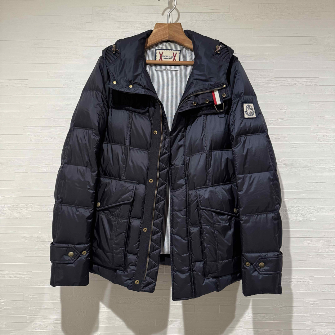 正規品 MONCLER モンクレール ガム ブルー フード ダウン 2 M 正規品 MONCLER モンクレール ガム ブルー フード ダウン 2 M