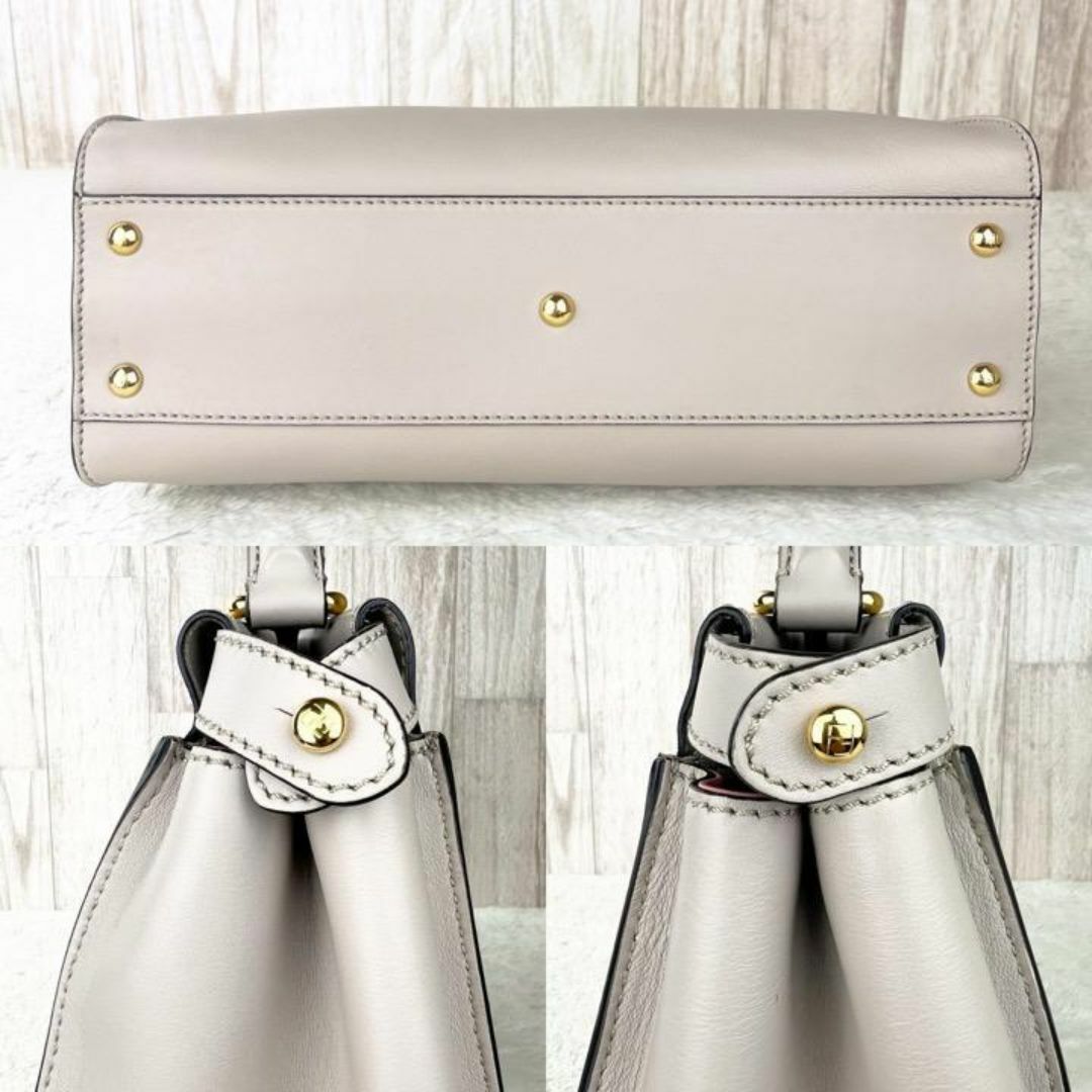 ✨美品✨ FENDI ピーカブー ベージュ系 フェンディ 2WAY 8BN290 ✨美品✨ FENDI ピーカブー ベージュ系 フェンディ 2WAY 8BN290