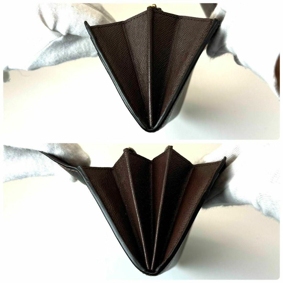 ルイヴィトン ダミエ エベヌ コンパクトジップ 折り財布 ルイヴィトン ダミエ エベヌ コンパクトジップ 折り財布