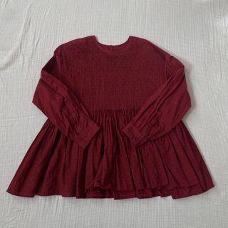 maison de soil - 美品☆メゾンドソイル ギャザーペプラム maison de soil - 美品☆メゾンドソイル ギャザーペプラム