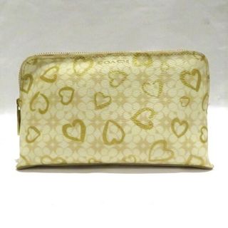 コーチ(COACH)のコーチ COACH コスメポーチ ハートレザー ブランド小物 ポーチ レディース バッグ 送料無料 【中古】【あす楽】(ポーチ)