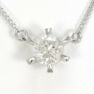PT900 プラチナ PT850 ネックレス ダイヤ 0.40 総重量約2.3g 約41cm ジュエリー 中古 送料無料 新品同様 【中古】【あす楽】 ギフトラッピング無料(ネックレス)