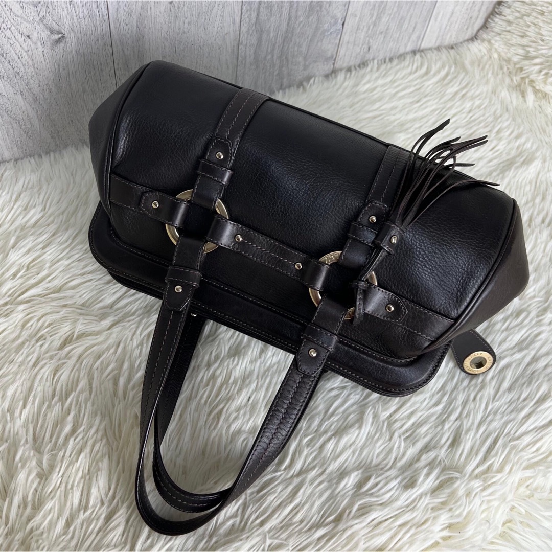 Bally - 美品♡保存袋付♡BALLY バリー ブランドロゴ レザー Bally - 美品♡保存袋付♡BALLY バリー ブランドロゴ レザー
