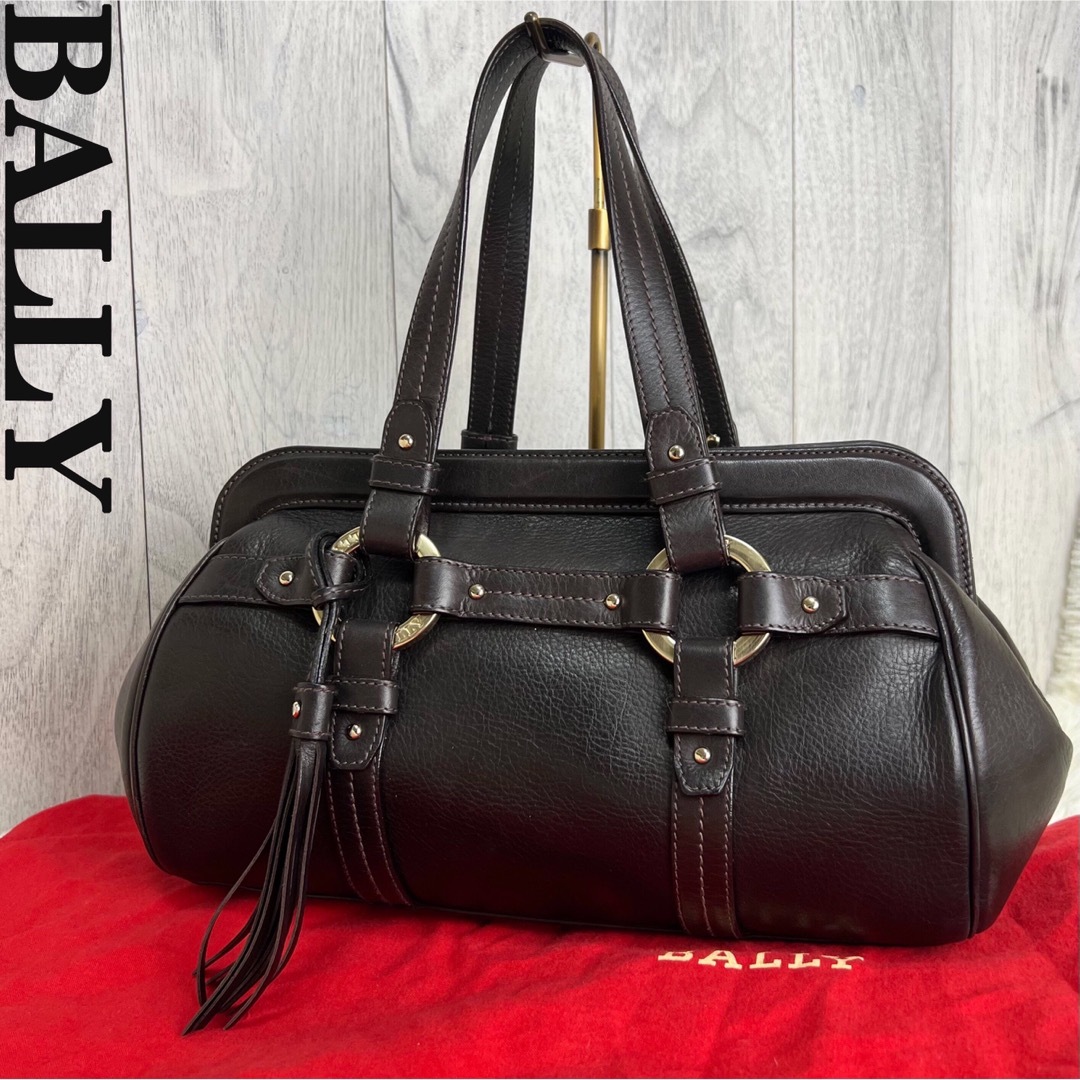 Bally - 美品♡保存袋付♡BALLY バリー ブランドロゴ レザー Bally - 美品♡保存袋付♡BALLY バリー ブランドロゴ レザー