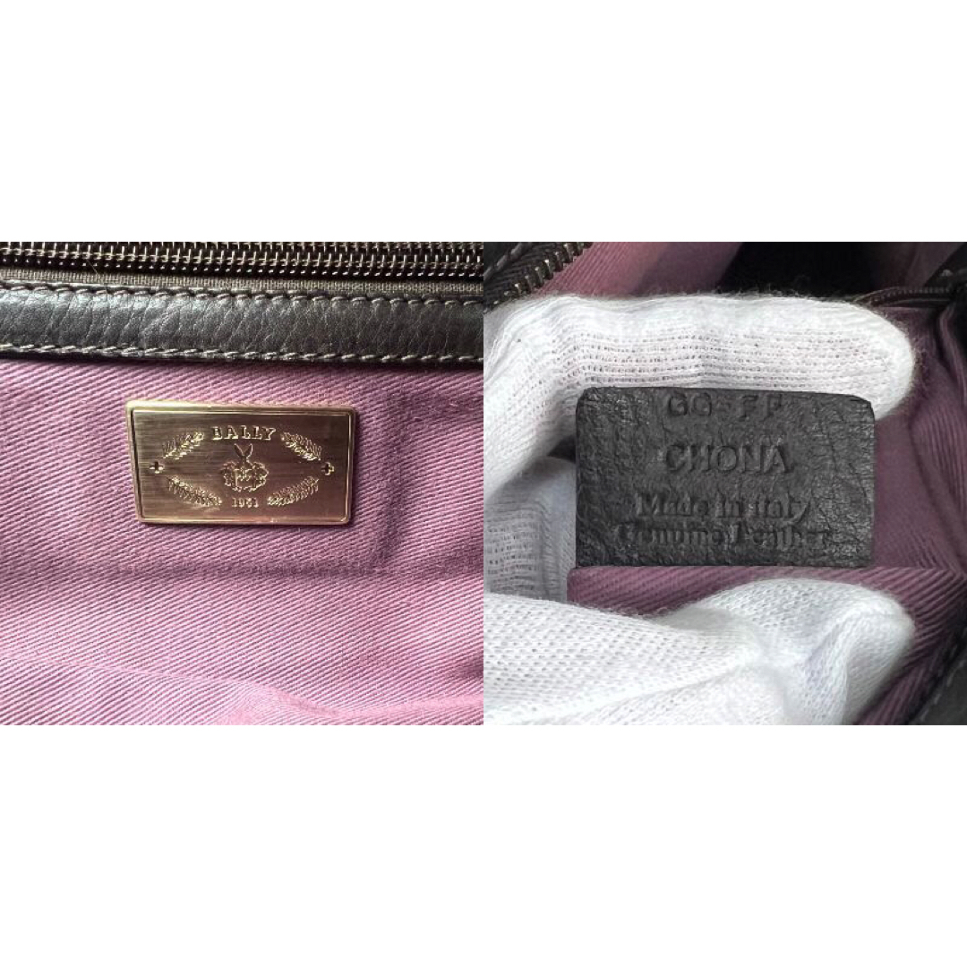 Bally - 美品♡保存袋付♡BALLY バリー ブランドロゴ レザー Bally - 美品♡保存袋付♡BALLY バリー ブランドロゴ レザー
