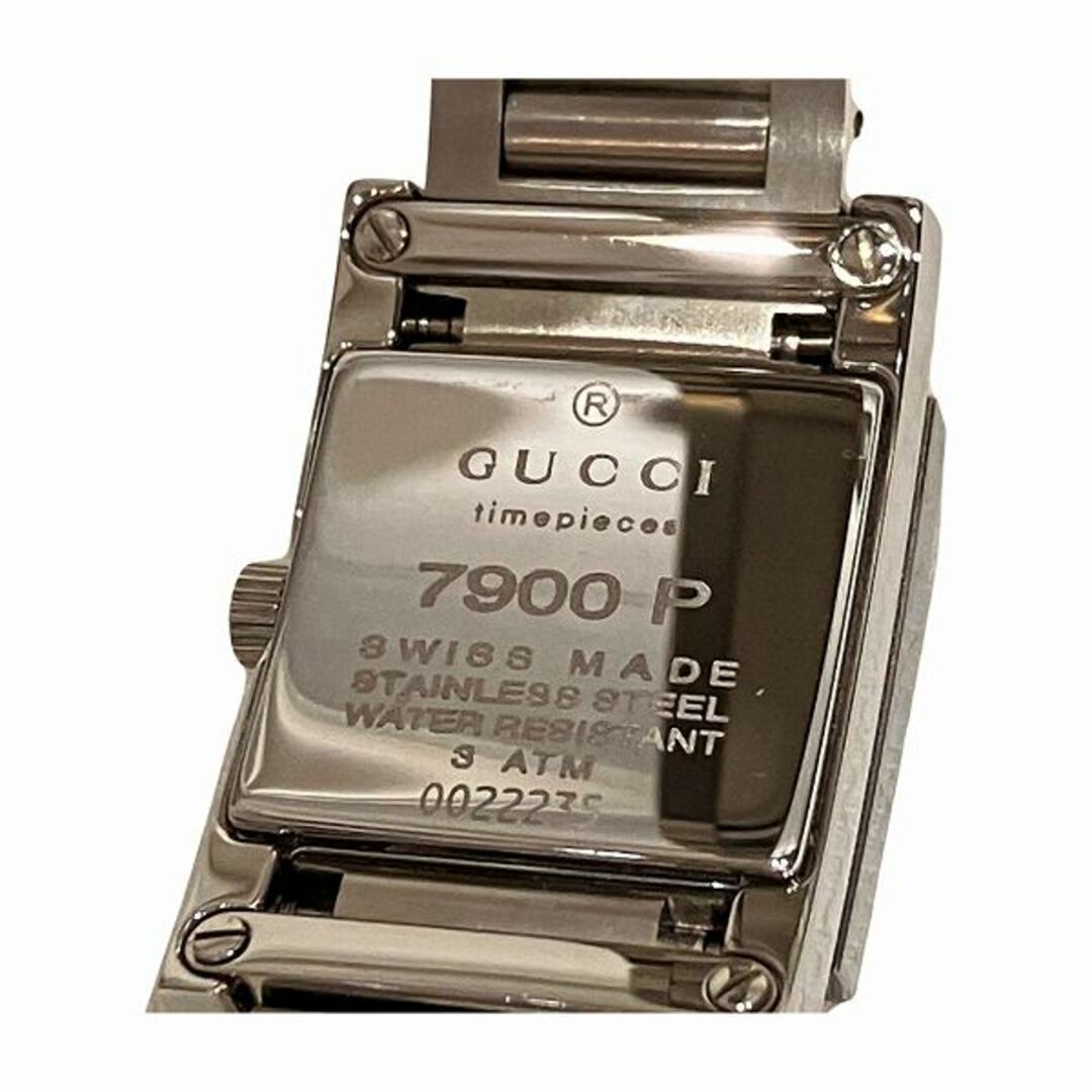 グッチ GUCCI 7900P スクエアーフェイス クォーツ 時計 腕時計