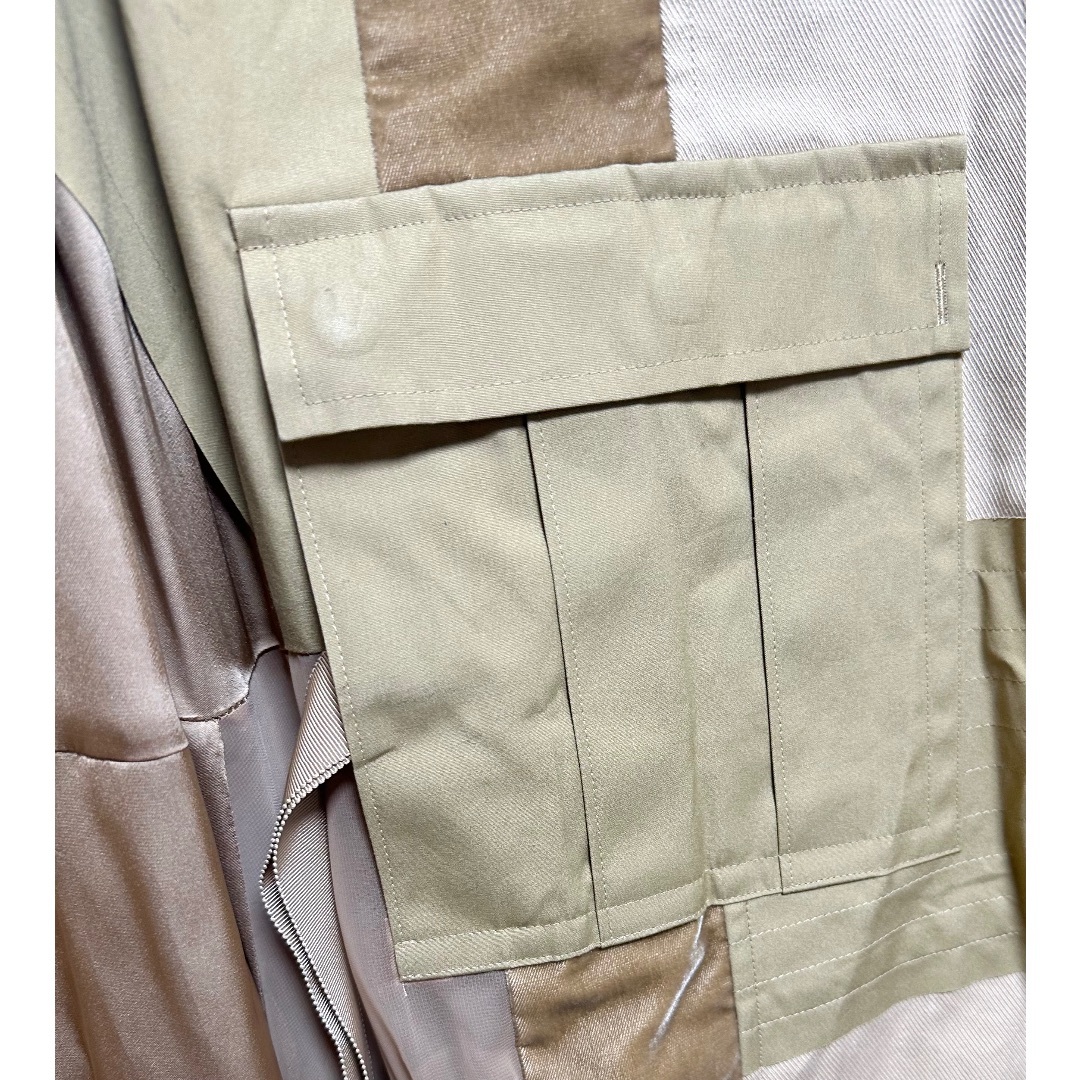 sacai 20ss 異素材パッチワークスカート sacai 20ss 異素材パッチワークスカート