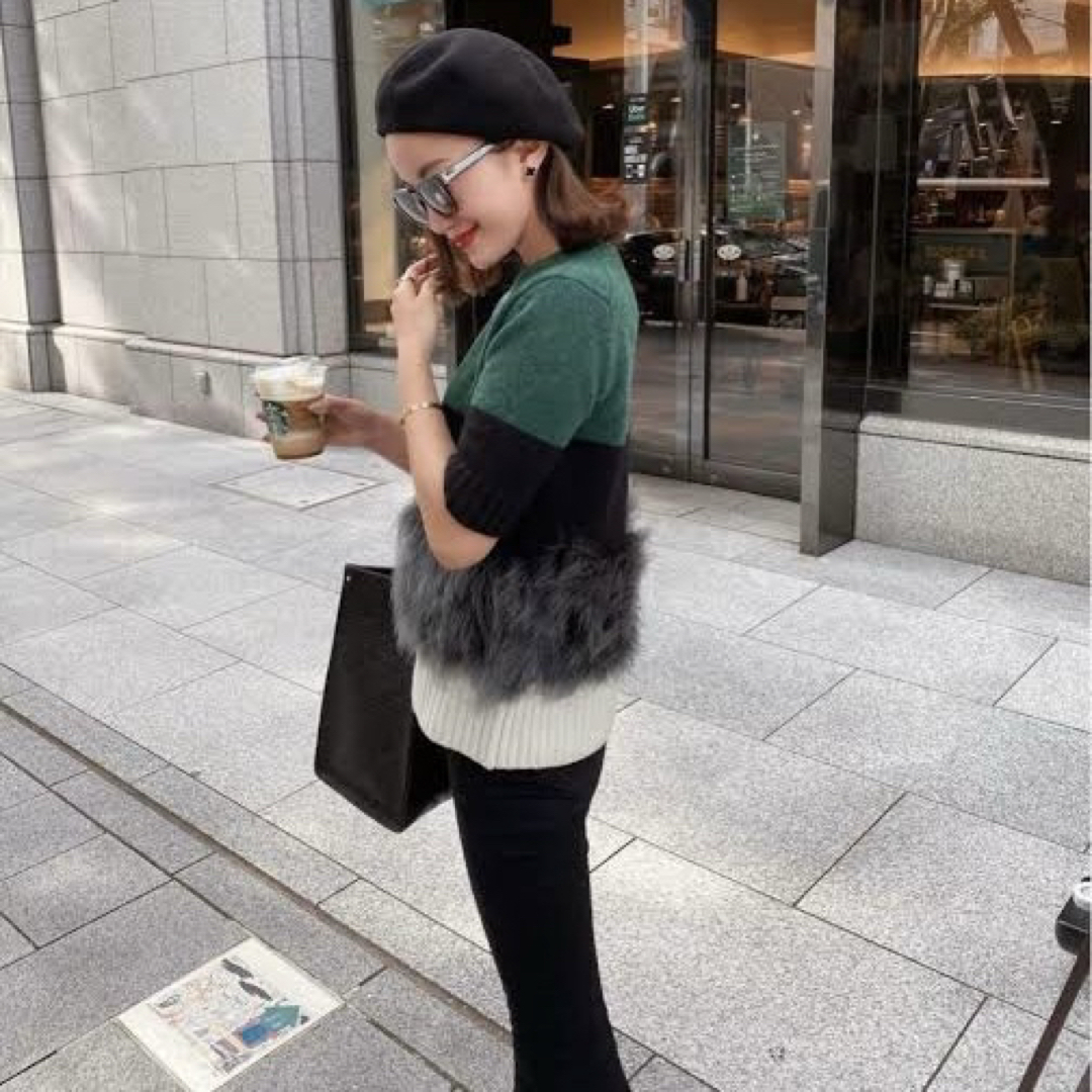 sheller シェリエ デザインニットトップス - その他 sheller シェリエ デザインニットトップス - その他