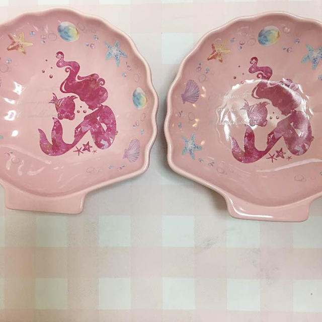 Disney(ディズニー)のディズニー アリエル陶器皿 エンタメ/ホビーのおもちゃ/ぬいぐるみ(キャラクターグッズ)の商品写真
